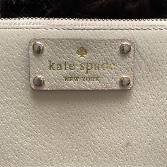 kate spade | cream full zip wallet - Picture 8 of 11